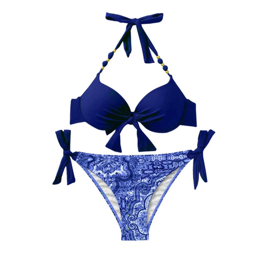 Bathing Suit Top 18w Women's Sexy Fashion Bikini Strap Split Swimsuit Mom Bod Bathing Suits