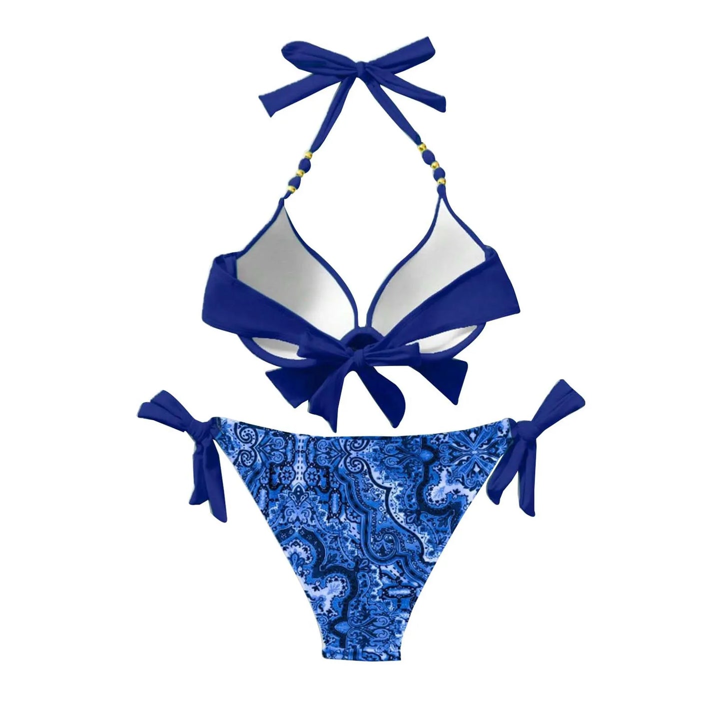 Bathing Suit Top 18w Women's Sexy Fashion Bikini Strap Split Swimsuit Mom Bod Bathing Suits